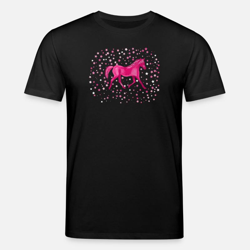 Ponysterne - Stanley/Stella Unisex Bio-T-Shirt CREATOR  - Schwarz