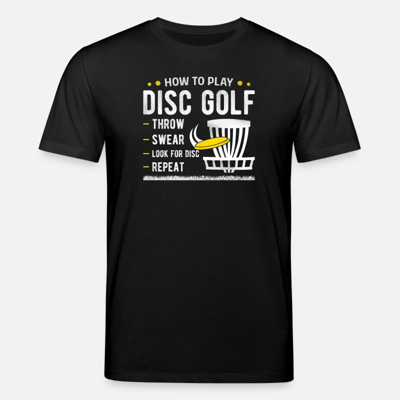 Disc Golf - Stanley/Stella Unisex Bio-T-Shirt CREATOR  - Schwarz