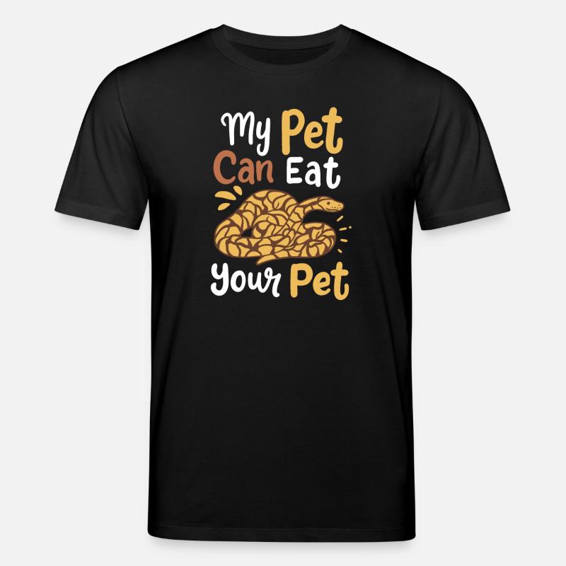 Python Snake Snake Owner - Stanley/Stella CREATOR Unisex Organic T-Shirt - black