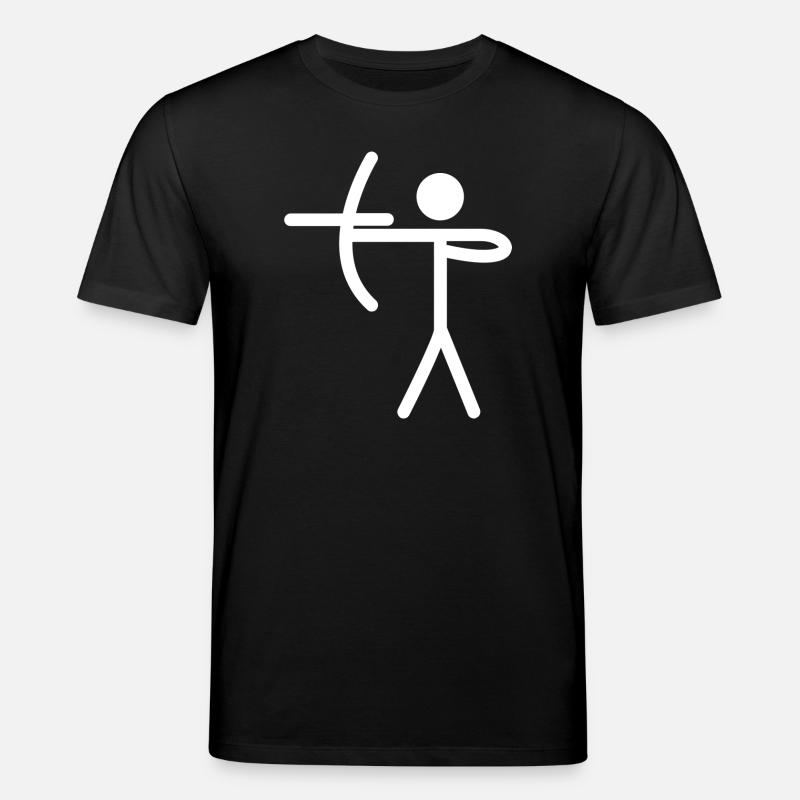 Bogenschießen - Stanley/Stella Unisex Bio-T-Shirt CREATOR  - Schwarz