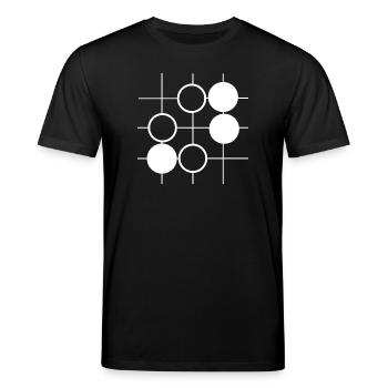 Go Brettspiel - Stanley/Stella Unisex Bio-T-Shirt CREATOR  - Schwarz - Vorne - Alina (178cm) & Michal (187cm)