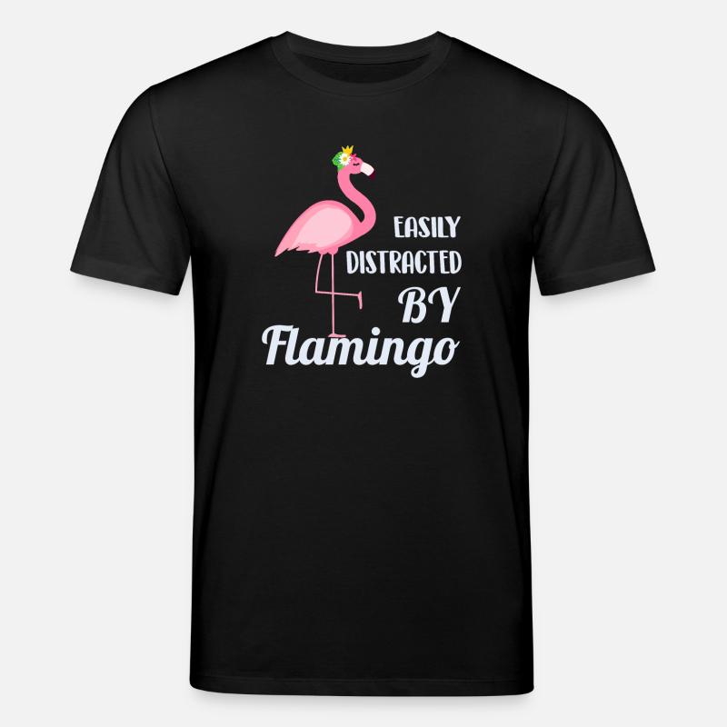 Flamingo - Stanley/Stella Unisex Bio-T-Shirt CREATOR  - Schwarz