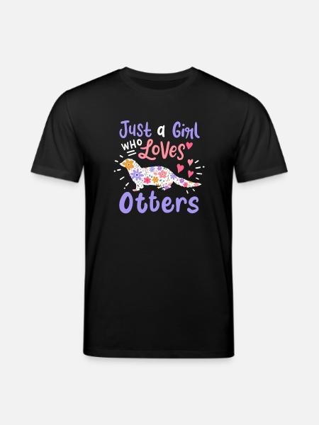 Otter Seeotter Otterliebhaber - Stanley/Stella Unisex Bio-T-Shirt CREATOR  - Schwarz