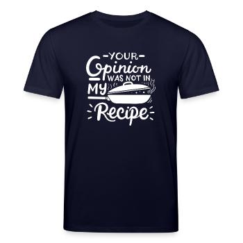 Cooking Recipe Cooking - Stanley/Stella CREATOR Unisex Organic T-Shirt - navy - Front