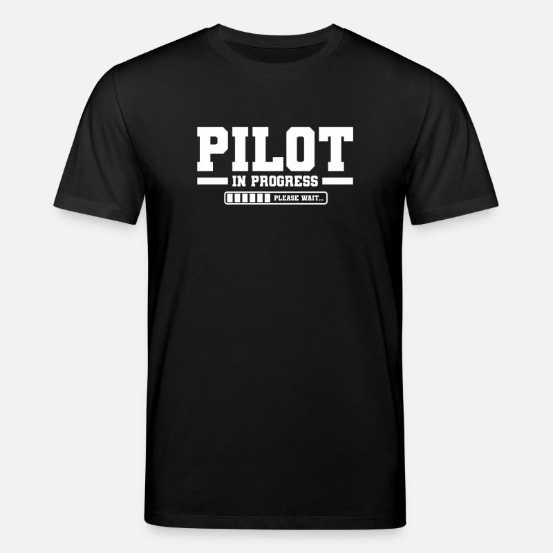 Flugschüler Flugschule - Stanley/Stella Unisex Bio-T-Shirt CREATOR - Schwarz