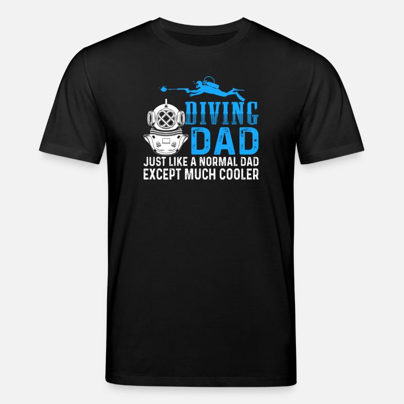 Plongeurs Plongeur Papa père - T-shirt bio CREATOR Stanley/Stella Unisexe - noir
