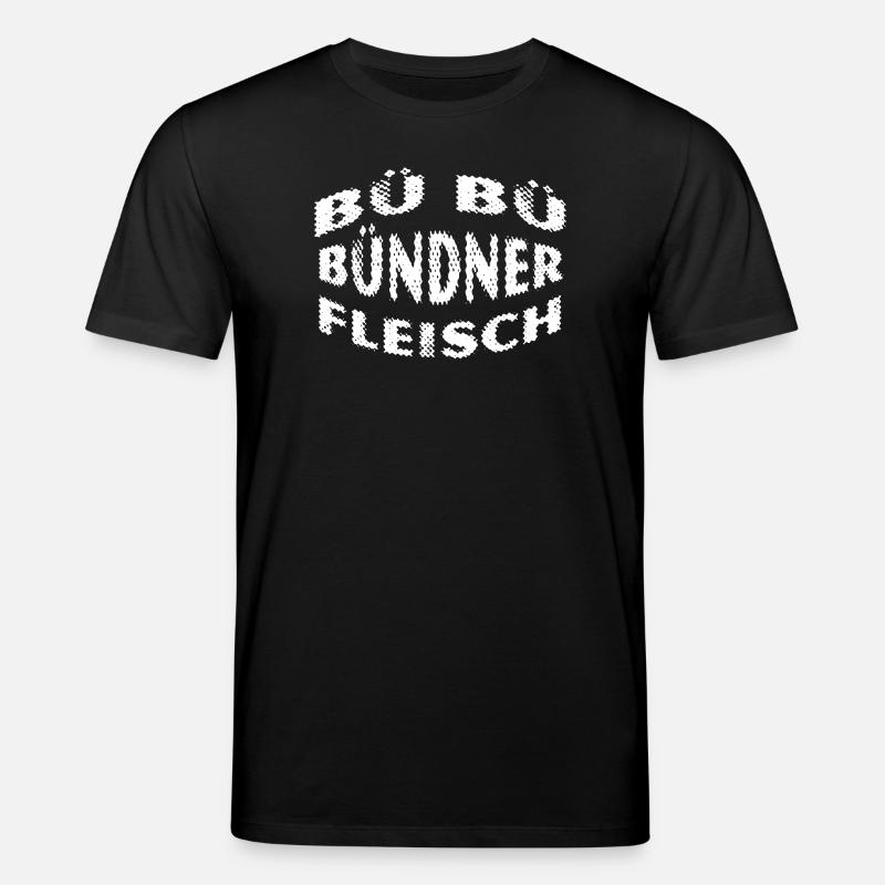 Bündnerfleisch - Kultspruch Schweiz - Stanley/Stella Unisex Bio-T-Shirt CREATOR  - Schwarz