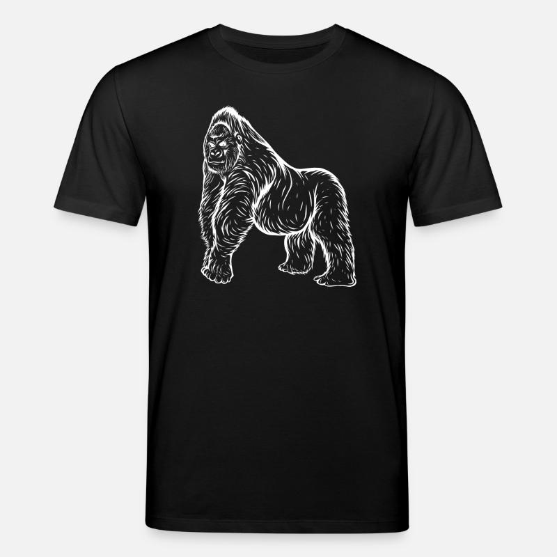 Gorilla - T-shirt bio CREATOR Stanley/Stella Unisexe - noir