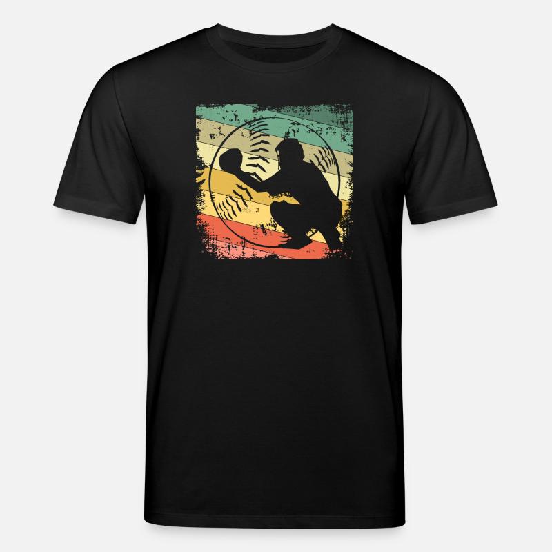 baseball - Stanley/Stella CREATOR Unisex Organic T-Shirt - black