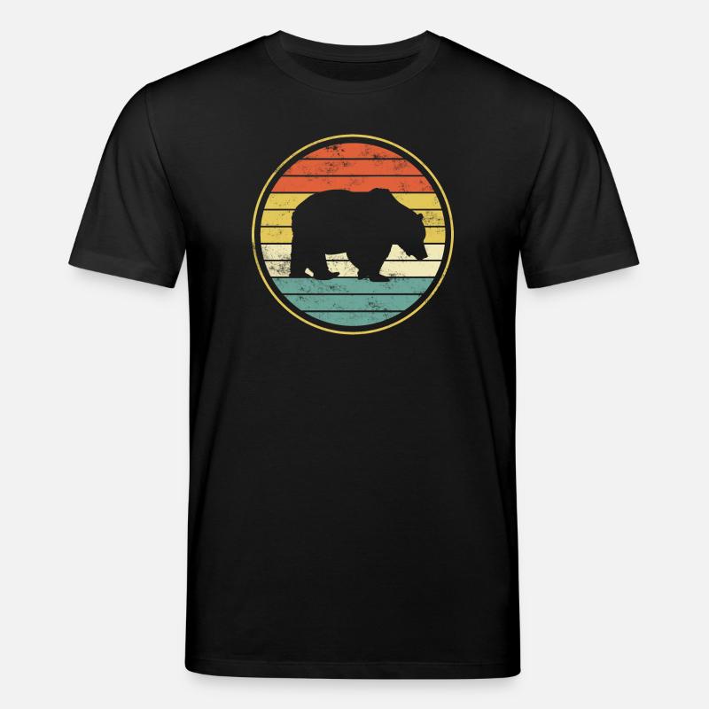 Bär Bären - Stanley/Stella Unisex Bio-T-Shirt CREATOR  - Schwarz