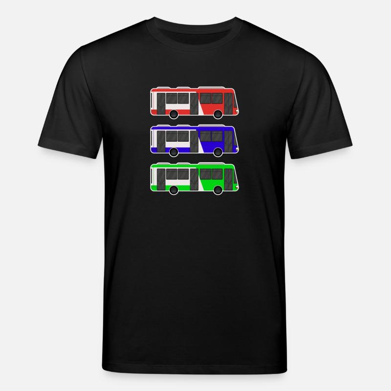 Bus - Stanley/Stella Unisex Bio-T-Shirt CREATOR  - Schwarz
