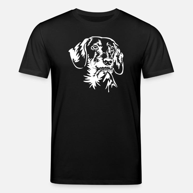 Tête de teckel « Black Edition » - T-shirt bio CREATOR Stanley/Stella Unisexe - noir