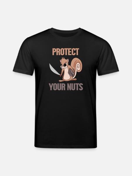 Drôle d’écureuil cadeau - T-shirt bio CREATOR Stanley/Stella Unisexe - noir
