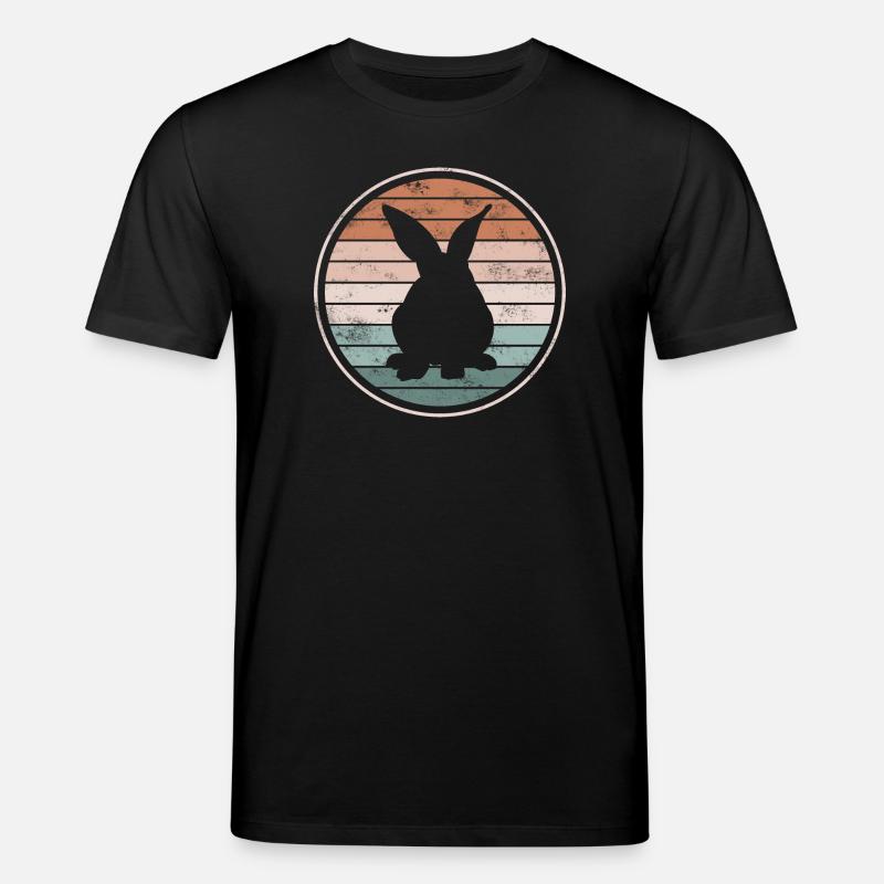 rabbit - Stanley/Stella CREATOR Unisex Organic T-Shirt - black