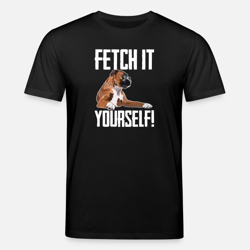 Boxer Dog Récupérez-le vous-même - T-shirt bio CREATOR Stanley/Stella Unisexe - noir