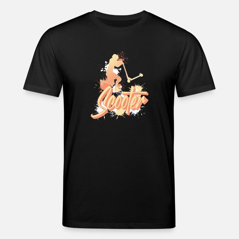 Scooter Tretroller E-Scooter - Stanley/Stella CREATOR Unisex Organic T-Shirt - black