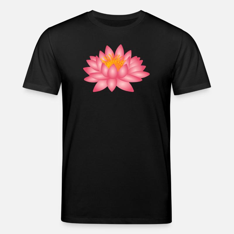 Fleur de lotus de yoga - T-shirt bio CREATOR Stanley/Stella Unisexe - noir