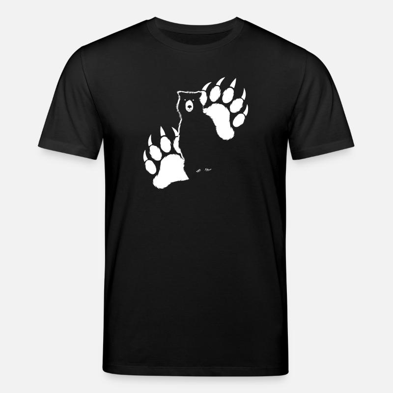Grizzli-Bär - Stanley/Stella Unisex Bio-T-Shirt CREATOR  - Schwarz