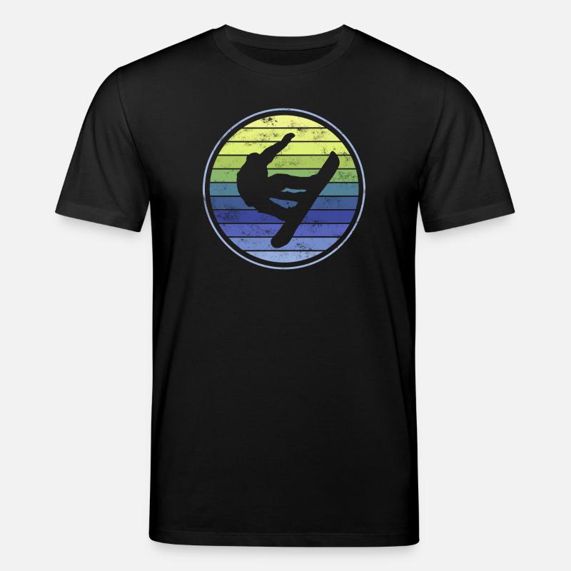 Snowboard Snowboarder - Stanley/Stella Unisex Bio-T-Shirt CREATOR  - Schwarz