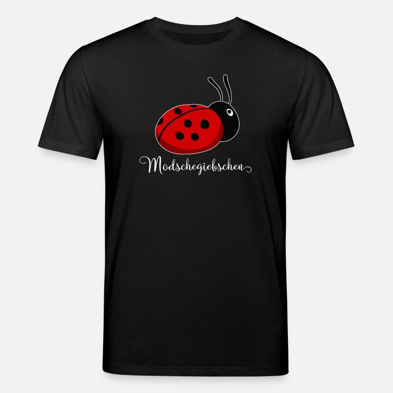 Modschegiebchen Ladybug Saxon Gift Idea - Stanley/Stella CREATOR Unisex Organic T-Shirt - black