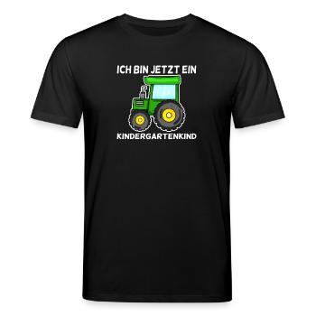 Kindergarten Kindergartenkind - Stanley/Stella Unisex Bio-T-Shirt CREATOR  - Schwarz - Vorne - Alina (178cm) & Michal (187cm)