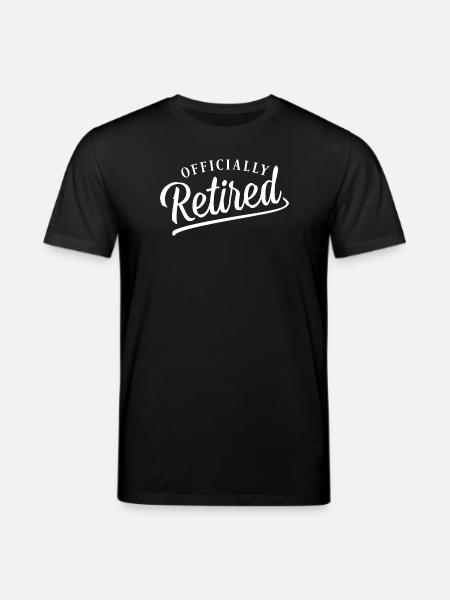 Endelig Pensionist - Pensionist - Pensionist - Pensionering - Stanley/Stella CREATOR økologisk unisex-T-shirt - sort