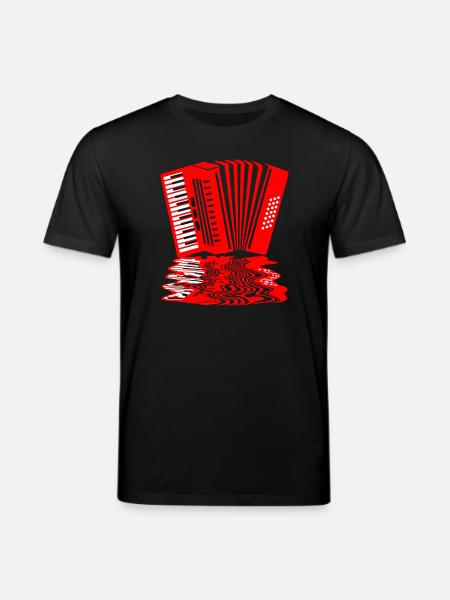 Musique d’accordéon - T-shirt bio CREATOR Stanley/Stella Unisexe - noir
