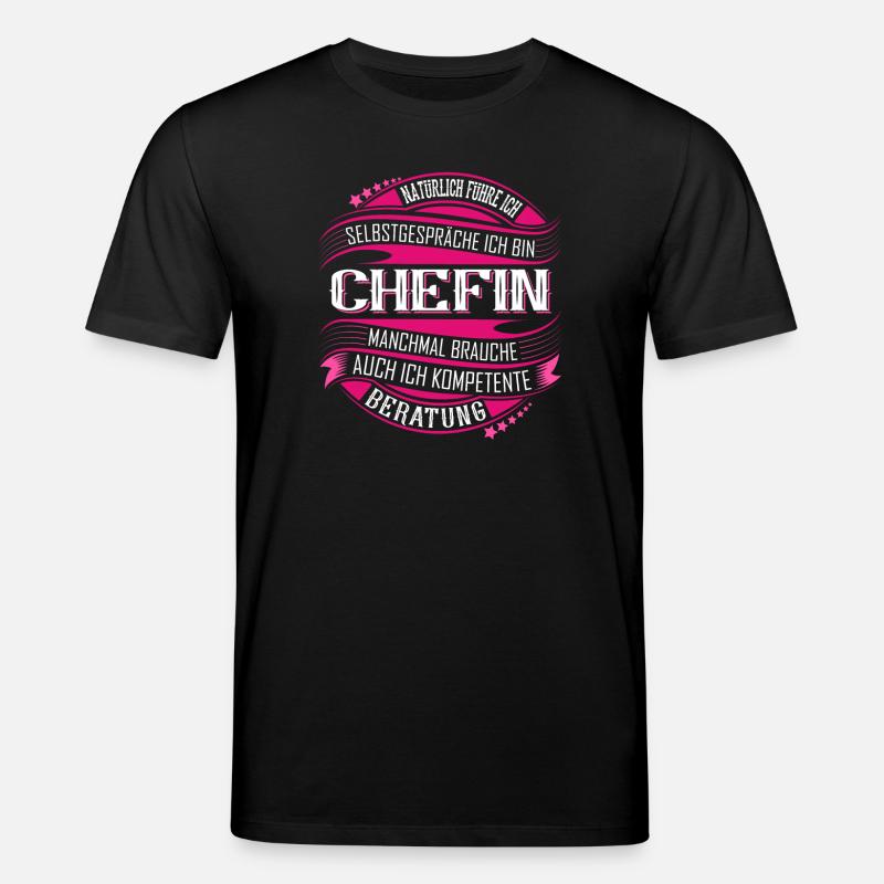 Chefin - Stanley/Stella Unisex Bio-T-Shirt CREATOR  - Schwarz