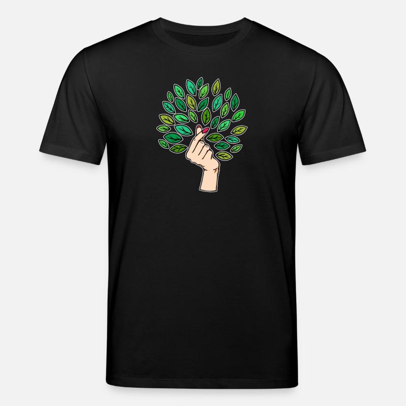 Umwelt Erde Baum Umweltschützer - Stanley/Stella Unisex Bio-T-Shirt CREATOR  - Schwarz