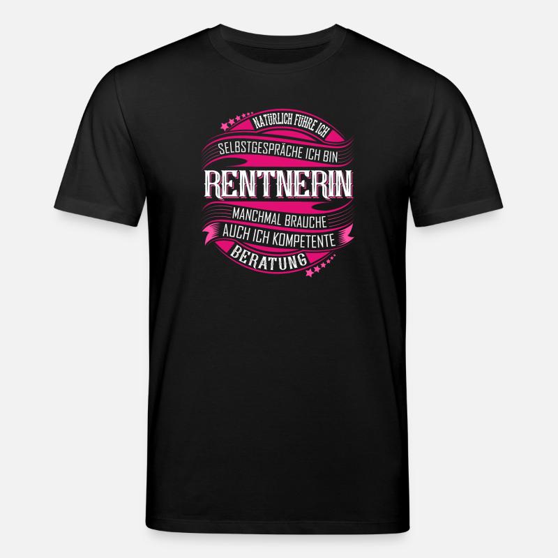 Rentnerin - Stanley/Stella Unisex Bio-T-Shirt CREATOR  - Schwarz