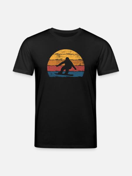 Snowboarden Snowboard Snowboarder - Stanley/Stella Unisex Bio-T-Shirt CREATOR - Schwarz