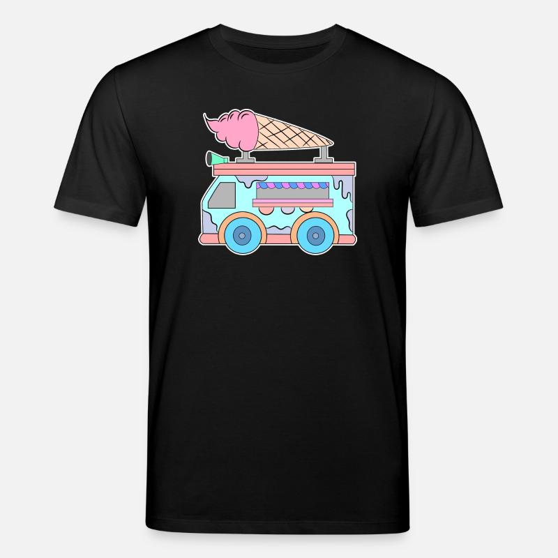 Kids Eiscreme - Stanley/Stella Unisex Bio-T-Shirt CREATOR  - Schwarz
