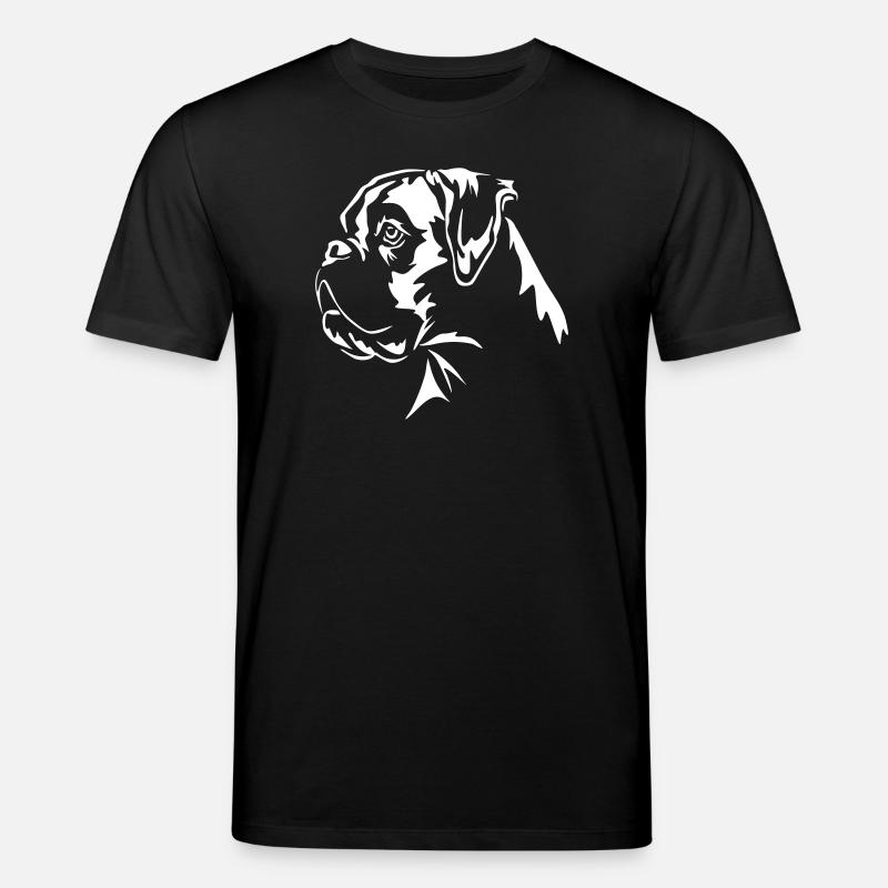 Boxer Head « Black Edition » - T-shirt bio CREATOR Stanley/Stella Unisexe - noir