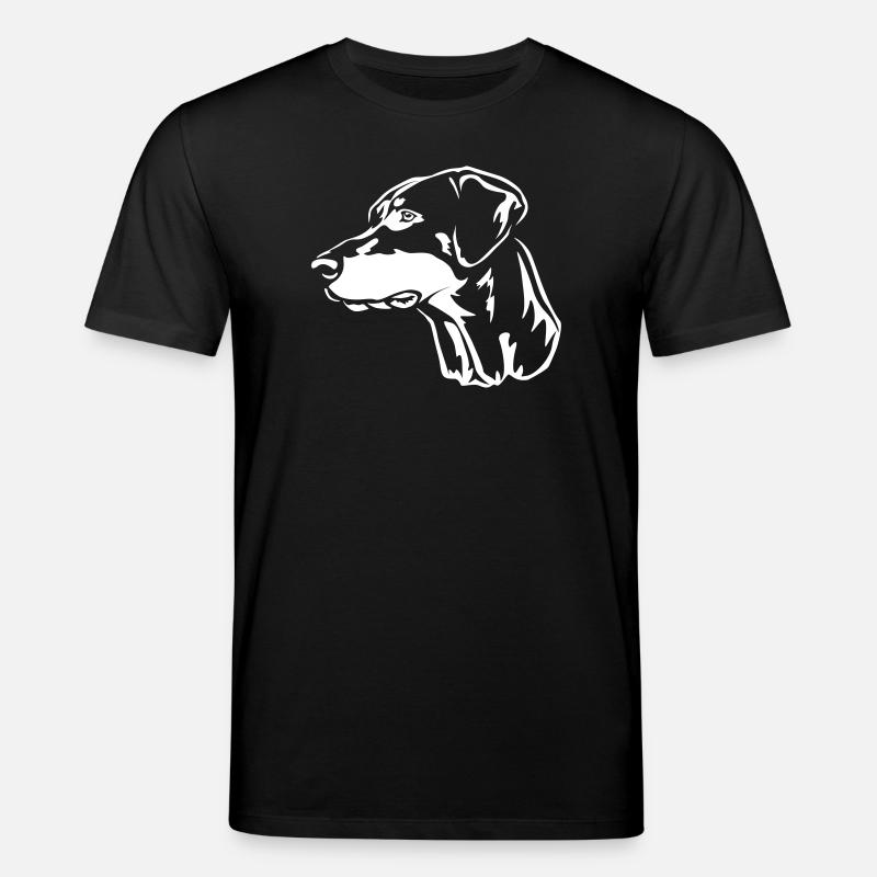 Doberman Head « Black Edition » - T-shirt bio CREATOR Stanley/Stella Unisexe - noir