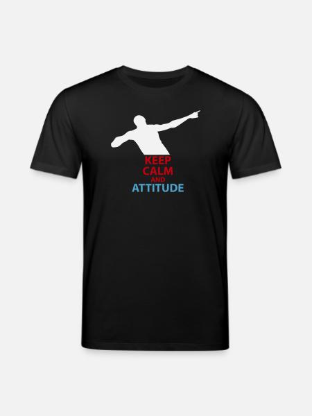 Calm and Attitude Silhouette - Stanley/Stella CREATOR Unisex Organic T-Shirt - black