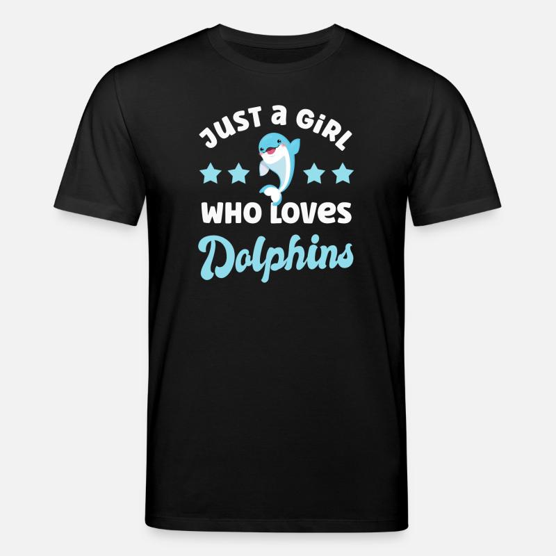 Delfin Delphin - Stanley/Stella Unisex Bio-T-Shirt CREATOR  - Schwarz