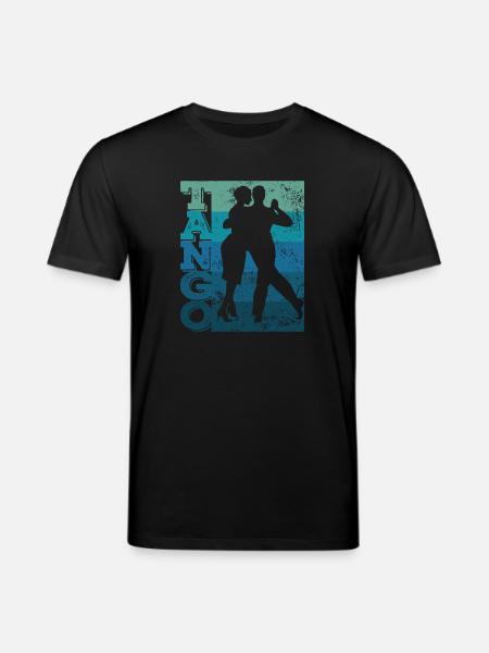 Tango Argentino Retro Vintage Tango Vals Dance - Stanley/Stella CREATOR Unisex Organic T-Shirt - black