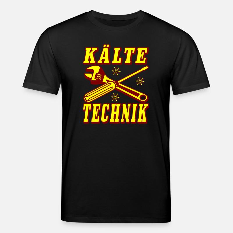 Kälte Technik Retro Design - Stanley/Stella Unisex Bio-T-Shirt CREATOR  - Schwarz