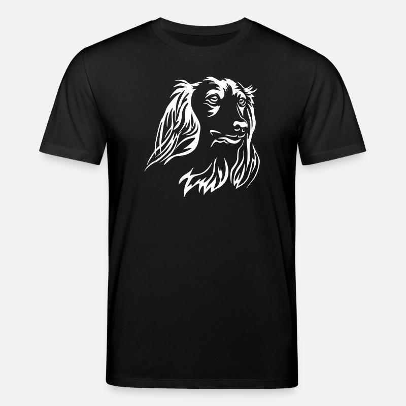 Dackel Kopf "Black Edition" - Stanley/Stella Unisex Bio-T-Shirt CREATOR  - Schwarz