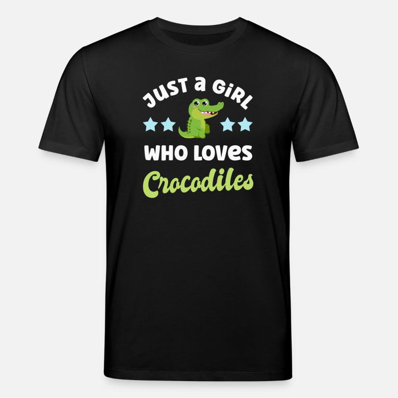 Krokodil Krokodile - Stanley/Stella Unisex Bio-T-Shirt CREATOR  - Schwarz
