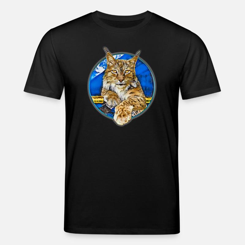 Lynx Wildcat Liberté - T-shirt bio CREATOR Stanley/Stella Unisexe - noir
