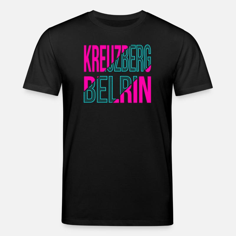 Kreuzberg Berlin Design - Ekologiczna koszulka typu unisex Stanley/Stella CREATOR - czarny