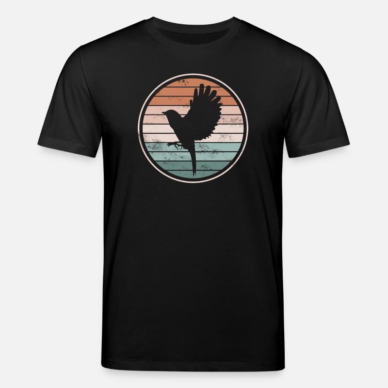 Vogel Vögel - Stanley/Stella Unisex Bio-T-Shirt CREATOR - Schwarz