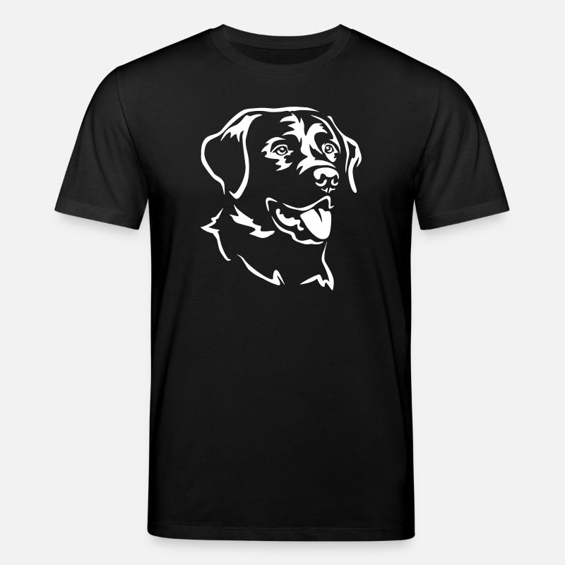 Labrador Kopf "Black Edition" - Stanley/Stella Unisex Bio-T-Shirt CREATOR - Schwarz
