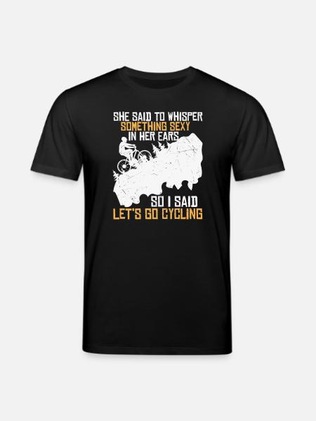 Radflirt am Berg - Stanley/Stella Unisex Bio-T-Shirt CREATOR - Schwarz