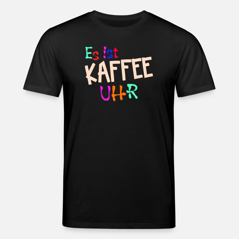 Kaffeeliebhaber Kaffeetrinker Kaffe Statement - Stanley/Stella Unisex Bio-T-Shirt CREATOR  - Schwarz