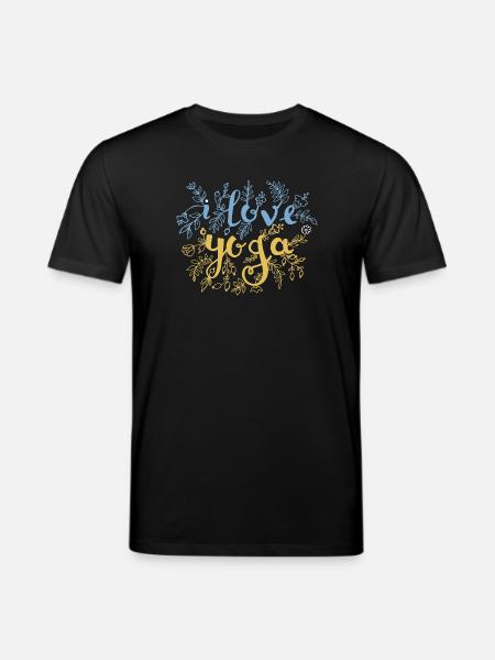 Lettrage Blütenliebe - T-shirt bio CREATOR Stanley/Stella Unisexe - noir