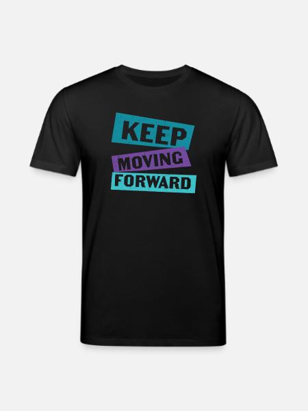 Keep Moving Forward Mental Health - Stanley/Stella CREATOR Unisex Organic T-Shirt - black