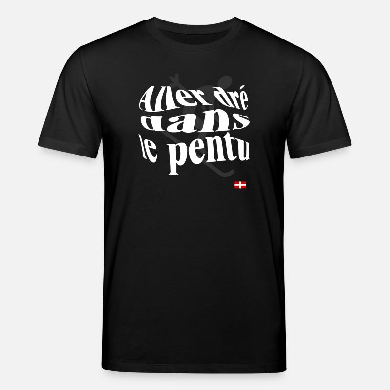 Illustration d’un Sempervivum Stylisé - T-shirt bio CREATOR Stanley/Stella Unisexe - noir