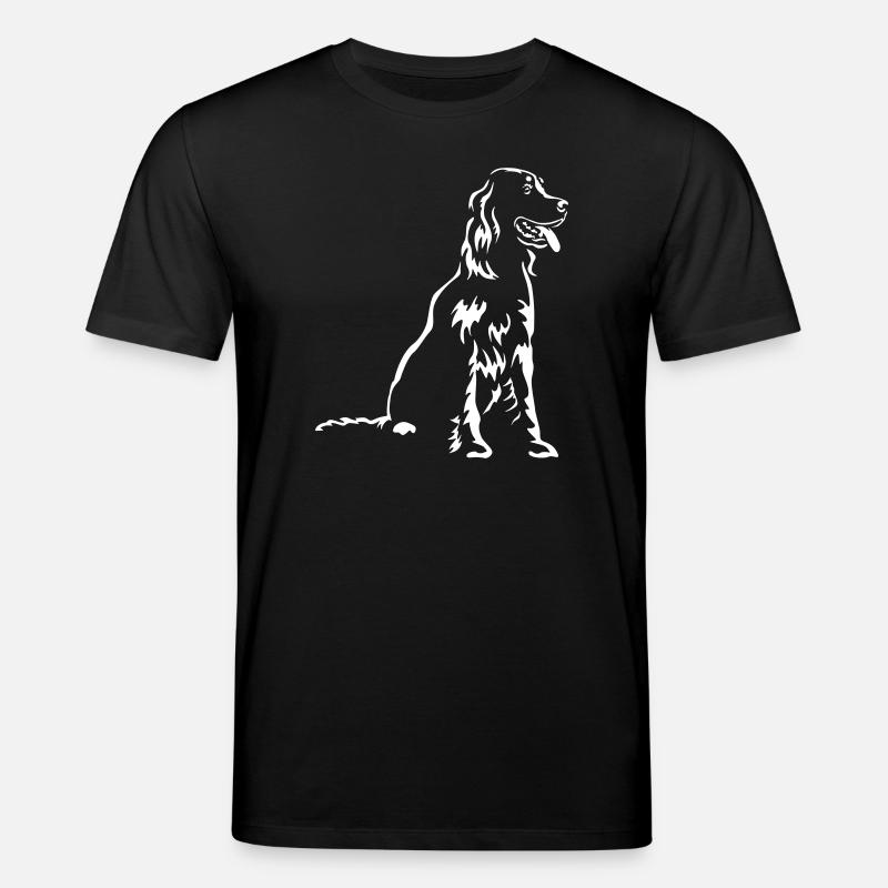 Gordon Setter « Black Edition » - T-shirt bio CREATOR Stanley/Stella Unisexe - noir